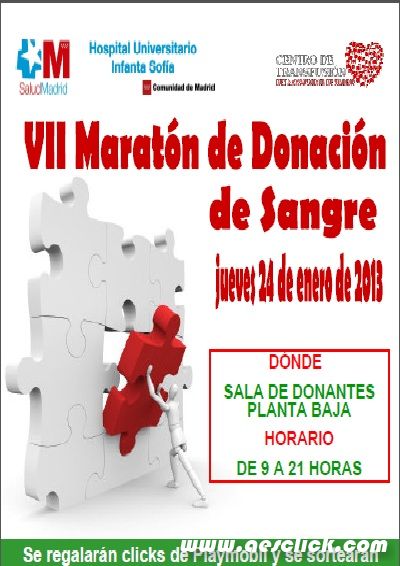 2013 Maraton donacion sangre Madrid MAD
